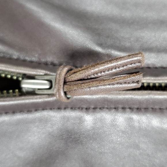 Brooks Brothers Brown Lambs Leather Bomber Jacket L XL EUC - Picture 3 of 15